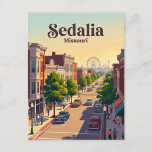 Sedalia, Missouri Postkarte