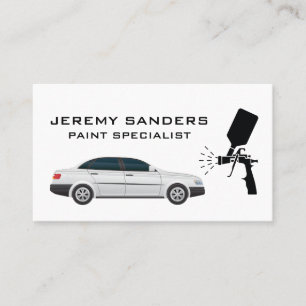 Sedan   Autos Paint Service Business Card Visitenkarte