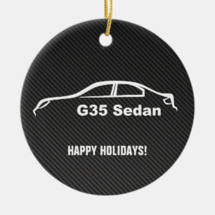 SedanG35 weißer Brushstroke mit Keramikornament