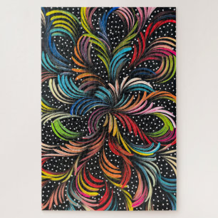 Seded Bush Medicine Dreaming von Selina Numina Puzzle