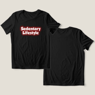 SEDENTARY LIFESTYLE Special Customizable LÄSSIG Tri-Blend Shirt