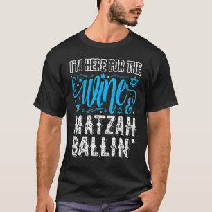 Seder Jewish Wine & Matzah Ballin' Pessach T-Shirt