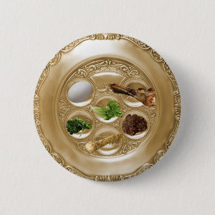 Seder Platte Button