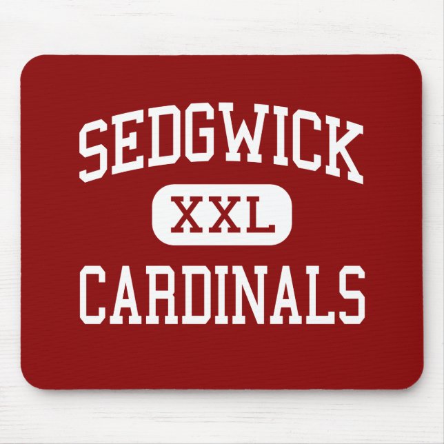 Sedgwick - Kardinäle - hoch - Sedgwick Kansas Mousepad (Vorne)