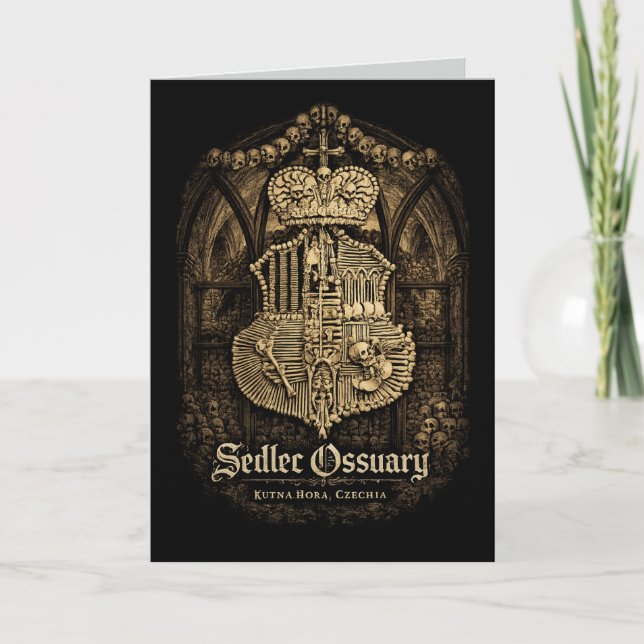Sedlec Ossuary Karte (Vorderseite)
