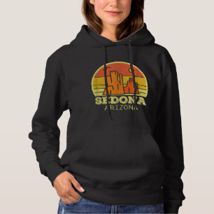 Sedona Arizona AZ Vintage Sonnenuntergang Wüsten C Hoodie