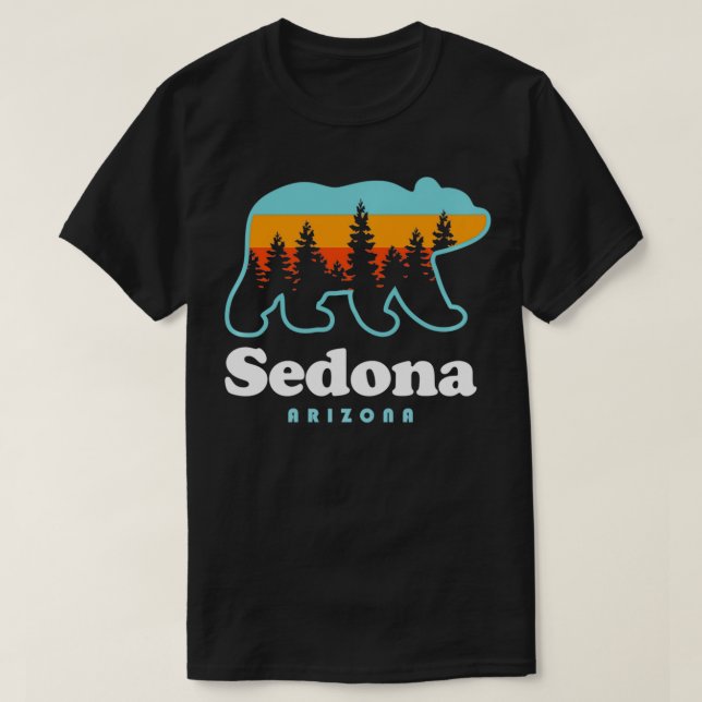 Sedona Arizona Bär Sonnenuntergang Bäume Pullover (Design vorne)