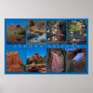 Sedona Arizona Collage Poster