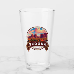 Sedona Arizona Colorful Travel Abzeichen Glas