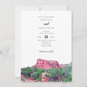 Sedona Arizona Einladung zur Hochzeit