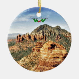 Sedona, Arizona (Heilige Weihnachten) Keramik Ornament