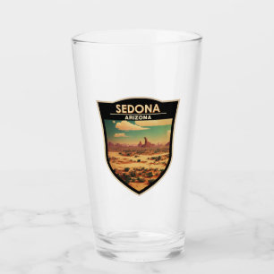 Sedona Arizona Highlights Abzeichen Glas