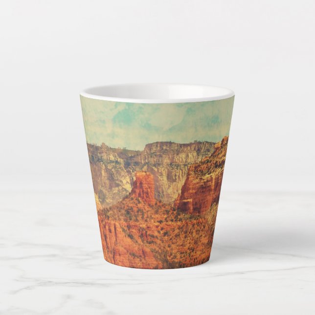 Sedona Arizona Latte Tasse (Vorderseite)