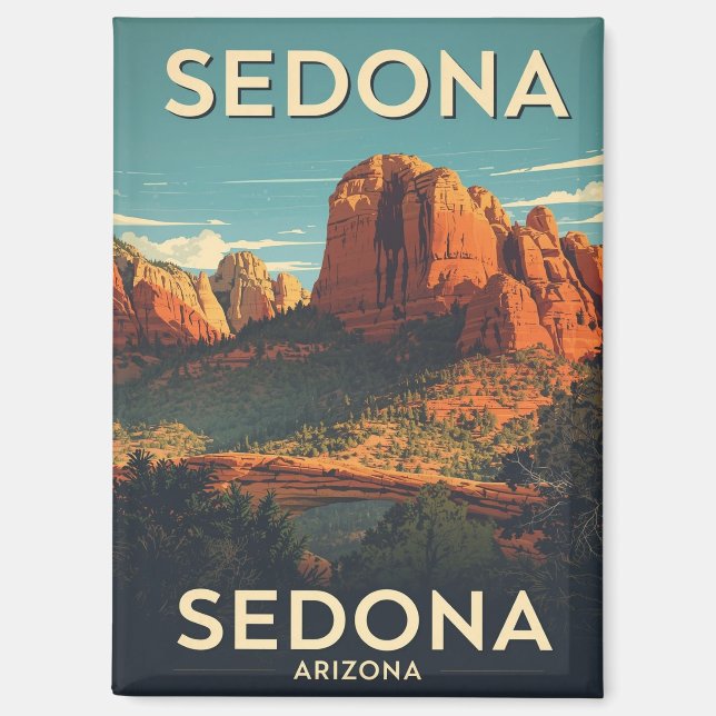 Sedona Arizona Magnet (Vorderseite)