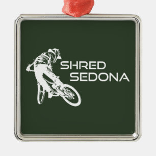 Sedona Arizona Mountainbiken Ornament Aus Metall