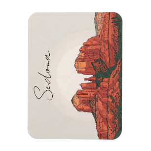 Sedona Arizona Postkarte Magnet