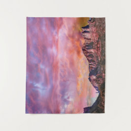 SEDONA ARIZONA Red Rock Sunset Tapestes Wandteppich