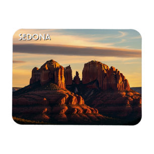 Sedona Arizona Reise Rote Felsen Vertikal Magnet