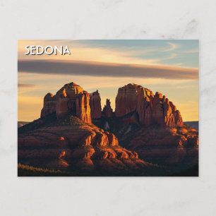 Sedona Arizona Reise Rote Felsen Vertikal Postkarte
