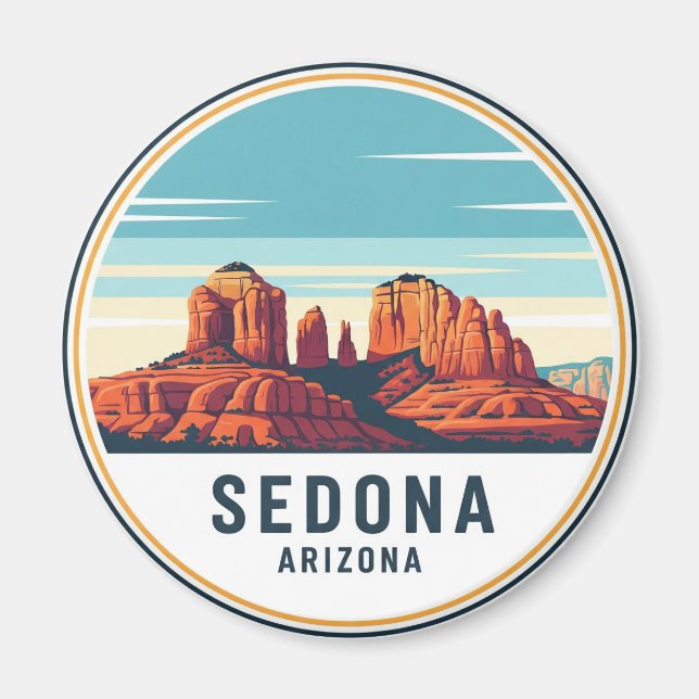 Sedona Arizona Reisen Vertical Magnet (Vorne)