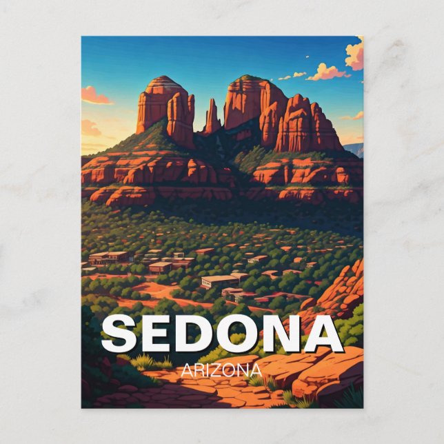 Sedona Arizona Reisen Vertical Postkarte (Vorderseite)