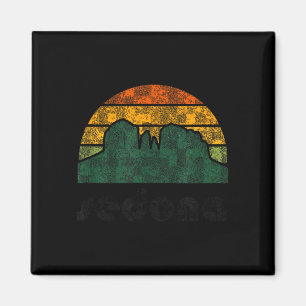 Sedona Arizona Retro Vintage verwittert Wandern Magnet