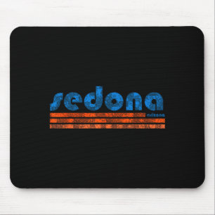 Sedona Arizona Retro Vintage verwittert Wandern Mousepad