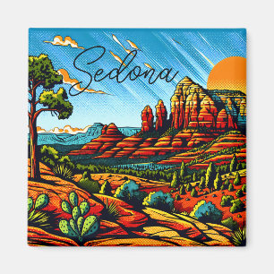 Sedona, Arizona Roter Canyon Magnet