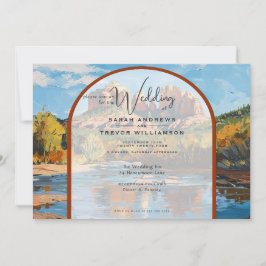 Sedona Arizona Roter Felsen Einladung