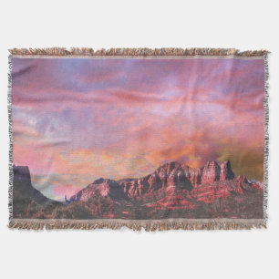 SEDONA ARIZONA Roter Rock Sunset Decke