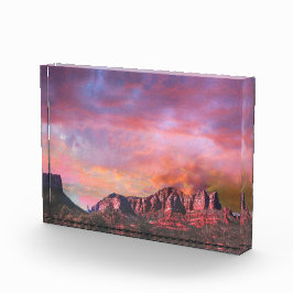 SEDONA ARIZONA Roter Rock Sunset Fotoblock