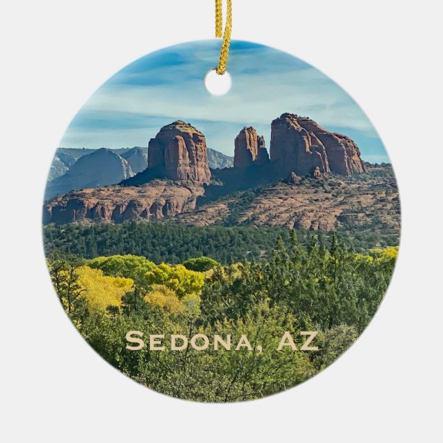 Sedona Arizona Rotes Meer Keramik Ornament (Vorne)