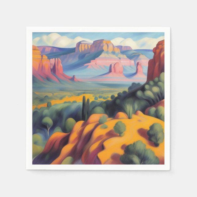 Sedona, Arizona Serviette (Vorderseite)