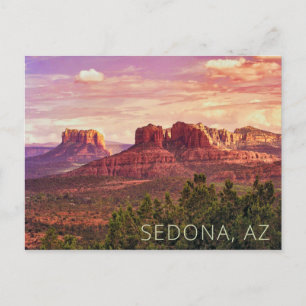 Sedona Arizona Sonnenuntergang Postkarte