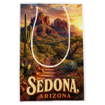 Sedona Arizona Sonnenuntergang Rote Felsen Wüsten