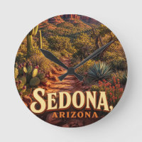 Sedona Arizona Sonnenuntergang Rote Felsen Wüsten 