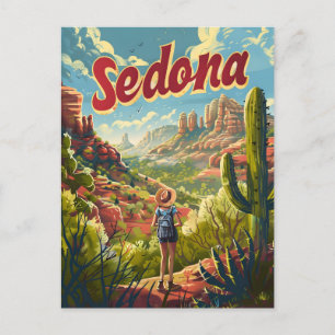 Sedona Arizona Vintage Postkarte