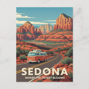 Sedona Arizona Vintages Retro Postkarte