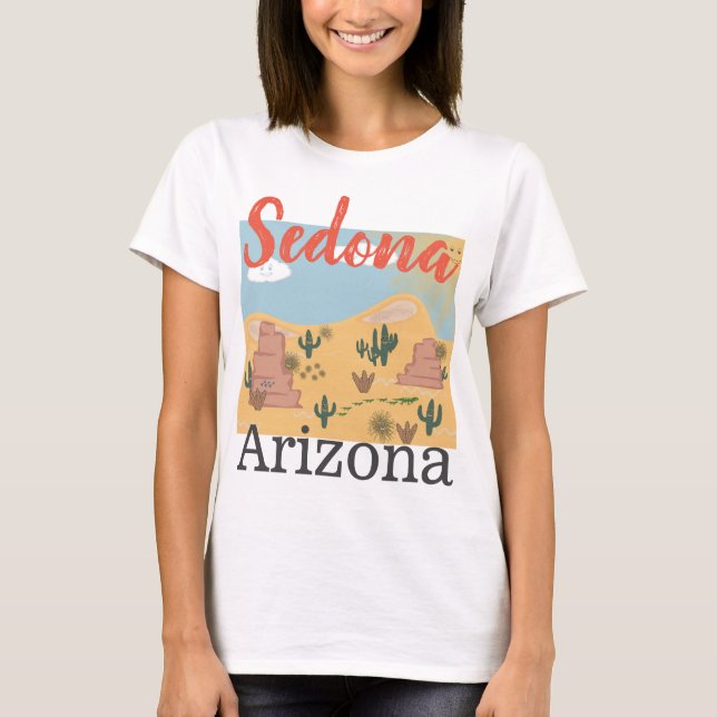 Sedona Arizona Wüste T - Shirt (Vorderseite)
