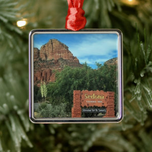 Sedona Arizona Zeichen Ornament Aus Metall
