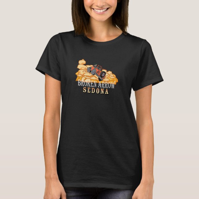 Sedona Arizona zerbrochen Arrow von Roading Four W T-Shirt (Vorderseite)