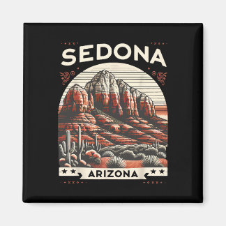 Sedona Az Hiking Outdoors Mountain Sedona Usa Retr Magnet