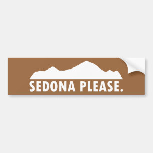 Sedona Bitte Autoaufkleber