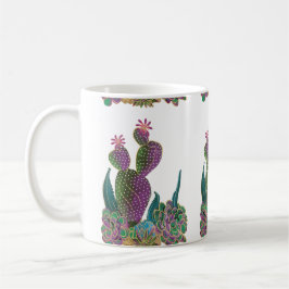 Sedona Cactus Flower Tiled design Mug Kaffeetasse