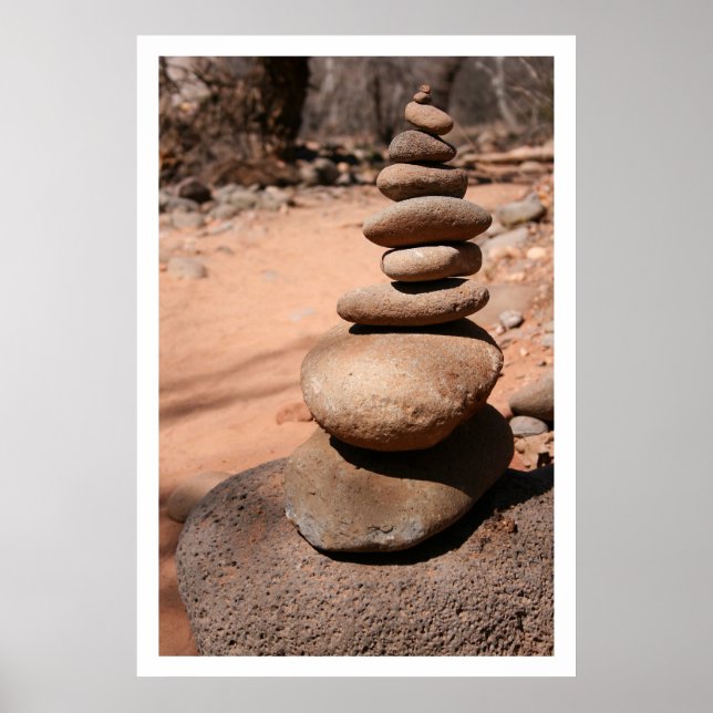 Sedona Cairn Poster (Vorne)