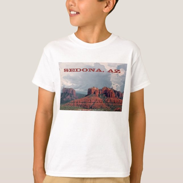 Sedona der rote das Shirt Felsen-Kinder (Vorderseite)