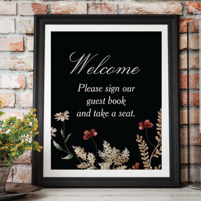 Sedona Garden Wedding Sign Poster (Von Creator hochgeladen)