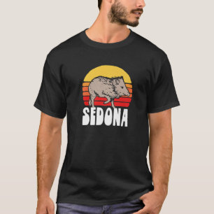 Sedona Javelina Vintag Retro 80er Sunset Niedlich T-Shirt
