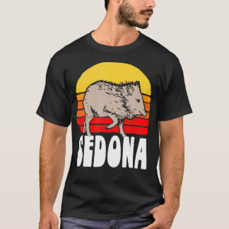 Sedona Javelina Vintage Retro 80er Sonnenuntergang T-Shirt
