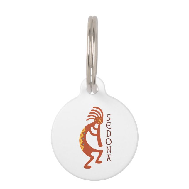 Sedona Kokopelli Haustiermarke (Vorderseite)